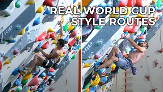 Lead Climbing World Cup Simulation Training ✊ | Adam Ondra