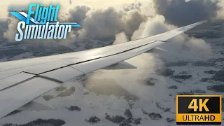 (4K) Winter 787 Landing at Helsinki | Microsoft Flight Simulator 2020 | ULTRA REALISM