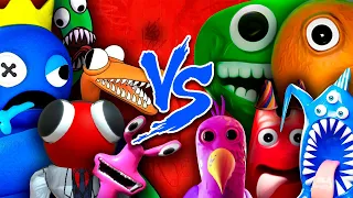 Rainbow Friends Vs Garten of Banban - Batalha de Rap (compilado com as batalhas removidas)