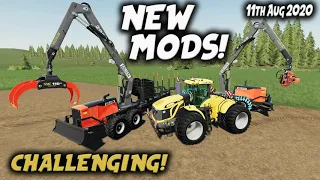 NEW MODS / CHALLENGING / Farming Simulator 19 PS4 FS19 (Review) 11th August 2020.