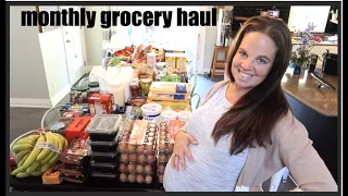 Grocery Haul October - BABY MONTH!  Food for our family of 12