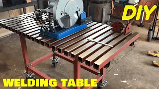 Building a welding table.  DIY
