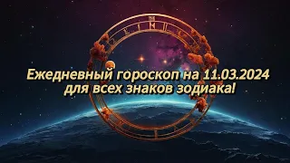 Ежедневный гороскоп на 11.03.2024 для всех знаков зодиака! #ежедневныйгороскоп #гороскоп