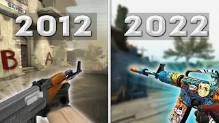 СРАВНЕНИЕ CS:GO 2012 И 2022 | САМАЯ ПЕРВАЯ ВЕРСИЯ КС ГО