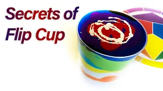 Flip Cup SECRETS / Creating a vivid, no muddy colors Acrylic Pouring painting / Fluid Art tutorials