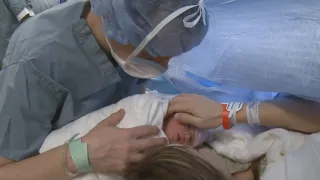 First baby born at Texas Children's Pavilion for Women (Pregnancy Health Issues)