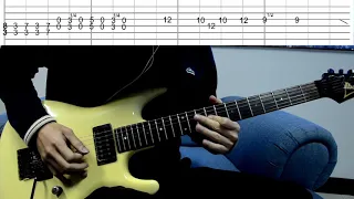 How to play #1/5 Surfing with the Alien - Joe Satriani - beat-based Tab played with Metronome