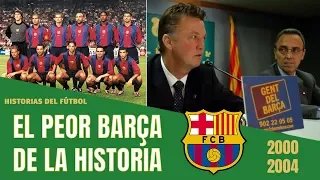 El Peor BARÇA de la Historia (2000-2004) 😓 "Ni se metían en Champions" | La Era de Joan Gaspart