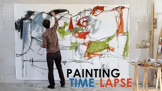 Painting Time Lapse - Francesco D'Adamo (Abstract Expressionism, Lyrical Abstraction)