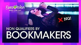 Eurovision 2024 | Non Qualifiers by the Bookmakers