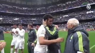 Álvaro Arbeloa bids farewell to the Bernabéu