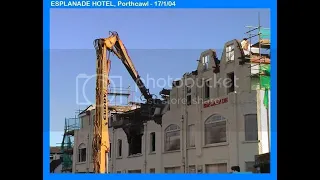 PORTHCAWL The Demolition of the Esplanade Hotel