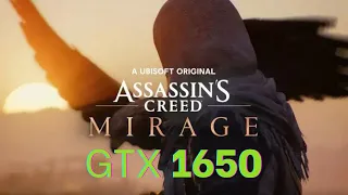 Assassin's Creed Mirage : GTX 1650 + Ryzen 5 5600H | HP Pavilion Gaming 15