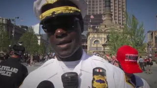 Police clear protesters from Cleveland's Public Square