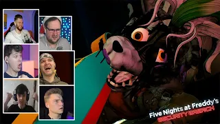 Реакция Летсплейщиков на Разрушение Рокси в Five Nights at Freddy’s Security Breach