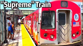 ⁴ᴷ⁶⁰ R143 Special “SUPREME” Train on the L Line