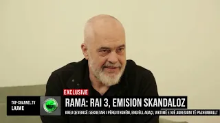 Top Channel/ Rama: RAI 3 emision skandaloz! Sekretari i përgjithshëm, Agaçi, viktimë e një agresioni