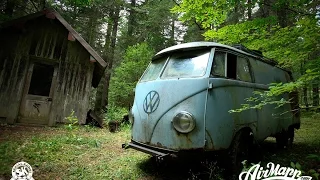 RESURRECTION - Rescue of a VW 1955 panelvan - Forest find !