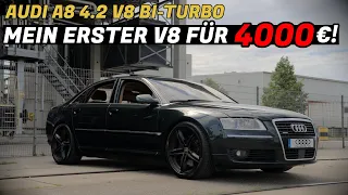 Mein erster V8 für 4000€! Was kann er, was hat er & lohnt sich das? Audi A8 D3 4E 4.2 TDI Bi - Turbo