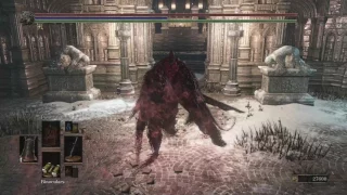 Dark Souls 3 Arena Master Mode -Playing Slave Knight Gael vs Pontiff Sulyvahn Knights