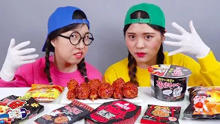 Défi des aliments épicés Mukbang DONA