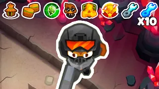 So I GOD BOOSTED The Elite Defender And This Happened... (Bloons TD Battles 2)