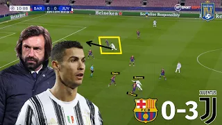 How Pirlo's 3-5-2 Punished Barcelona | Barcelona vs Juventus 0-3 | Tactical Analysis