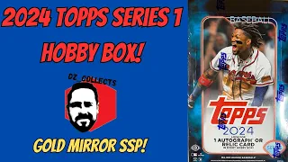 2024 Topps Series 1 Hobby Box! GOLD MIRROR SSP!