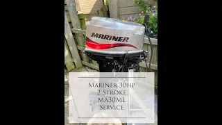 How To Service - Mercury Mariner / Tohatsu 30hp 2003 2 Stroke Outboard - MA30ML / M30A4 #mariner