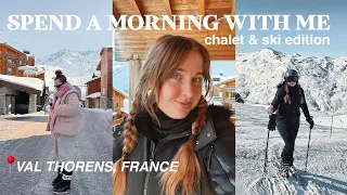 Spend a morning with me on a ski trip | Val Thorens, French Alps