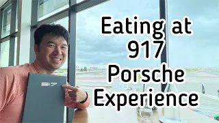 Tour of Porsche Experience Center Los Angeles | Eating at Restaurant 917