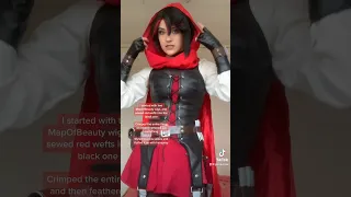 Making a Ruby Rose cosplay from RWBY for MCM London - volume 7-9 - wig styling cosplaying