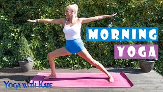 Morning Yoga | Morning Yoga Flow | Hatha Yoga | Yoga Flow | Morning Stretches | Yoga with Kate | 4K