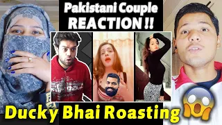 Ducky Bhai Roasting Hot Girls TIKTOKER 🤣 REACTION !! Part-2