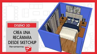 ¡Crea una recamara en sketchup!