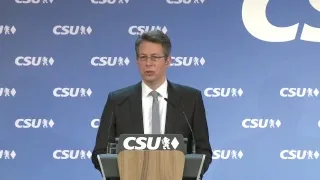 Pressekonferenz nach der Parteivorstandssitzung mit Gerneralsekretär Markus Blume