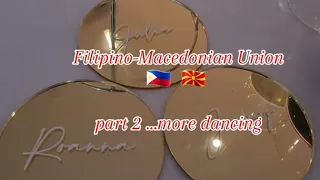 Part 2 Filipino-Macedonian Wedding 🇵🇭 🇲🇰 #wedding #viral #viralvideo #happy #dance #love