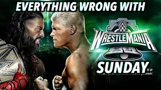 Everything Wrong With WWE WrestleMania 40 Sunday