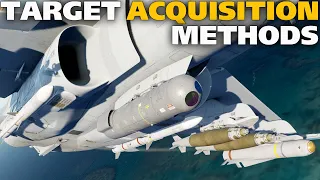 DCS F/A-18C Hornet Targeting Pod Target Acquisition Methods!
