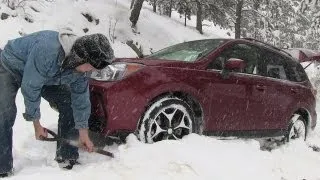 2014 Subaru Forester off-road snowy Misadventure & Review