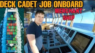 DECK CADET JOB ONBOARD CARGO SHIP | PERSONAL INTERVIEW TO EUROPIAN CADET| MUST WATCH