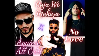 No Love X Aaja We Mahiya X Against All Odd - Mashup | Shubh ft. AP Dhillon & Imran Khan | AcousticsM