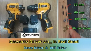 Geevorks Driver set,, is Real Good     Screw Driver & Drill Driver