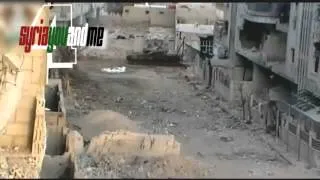 FSA destroy Tank by one Shot while its drive   YouTube