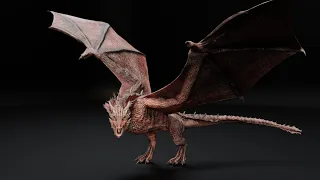 Wyvern Dragon Creature | Blender 3D Project