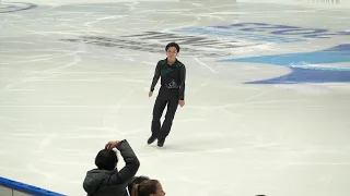 Shoma Uno Focus 2023GPF Beijing Men FS 6-min Warm Up