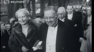 Prince Wilhelm of Prussia marries Baroness Weltheim (1952)