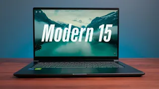 MSI Modern 15 — мощный ультрабук для работы и учёбы