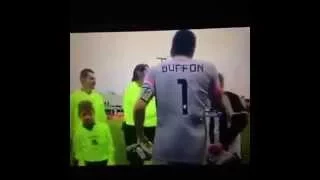 Buffon Slaps Di Natale Funny haha