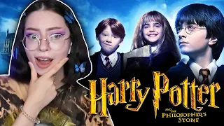 I Finally Watched **HARRY POTTER AND THE PHILOSOPHERS STONE** (Movie Reaction)